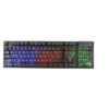 Marvo Scorpion K605 3 Colour LED Backlit USB 2.0 Frameless UK Layout Gaming Keyboard