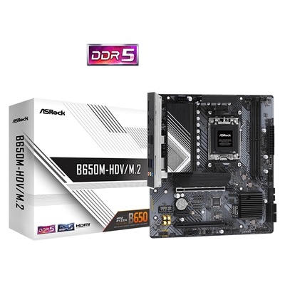 ASRock B650M-HDV/M.2 AMD AM5 Socket Motherboard