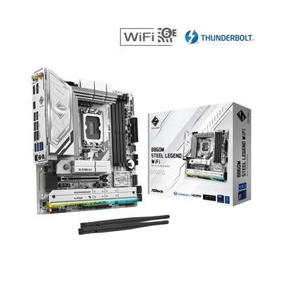 ASRock B860M Steel Legend WiFi Intel 1851 Socket Motherboard