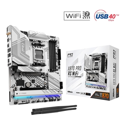 ASRock X870 PRO RS WIFI AMD AM5 Socket Motherboard