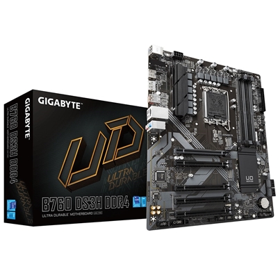Gigabyte B760 DS3H DDR4 Ultra Durable Intel 1700 Socket Motherboard