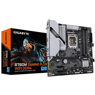 Gigabyte B760M GAMING PLUS WIFI DDR4 Intel 1700 Socket Motherboard
