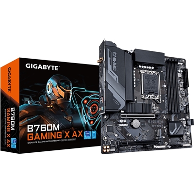 Gigabyte B760M GAMING X AX Intel 1700 Socket Motherboard