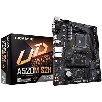 Gigabyte A520M S2H Ultra Durable AMD AM4 Socket Motherboard