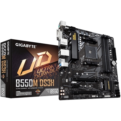Gigabyte B550M DS3H Ultra Durable AMD AM4 Socket Motherboard