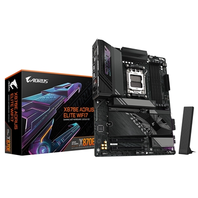 Gigabyte X870E AORUS ELITE WIFI7 AMD AM5 Socket Motherboard