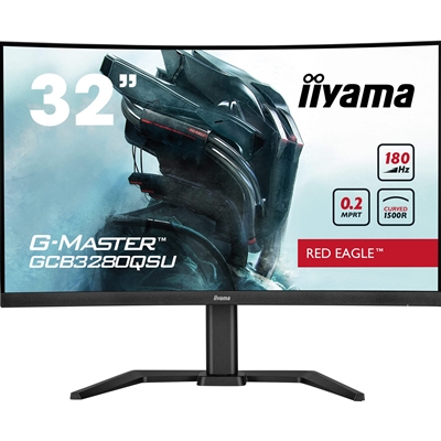 iiyama G-Master GCB3280QSU-B2  Red Eagle 32 Inch Curved Gaming Monitor