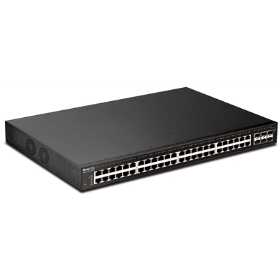 DrayTek VSP2540XS-K VigorSwitch P2540XS 48 Port POE Fully Managed Layer 2+ Switch with 6x 10GbE SFP Ports