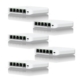 Ubiquiti USW-FLEX-MINI-5 UniFi USW Flex Mini 5 Port Smart Managed POE/USB C Powered Gigabit Network Switch (Five Pack
