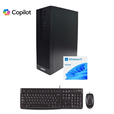 LOGIX 14th Gen Intel Core i5 10 Core Small Form Factor SFF Home / Office PC with 16GB RAM