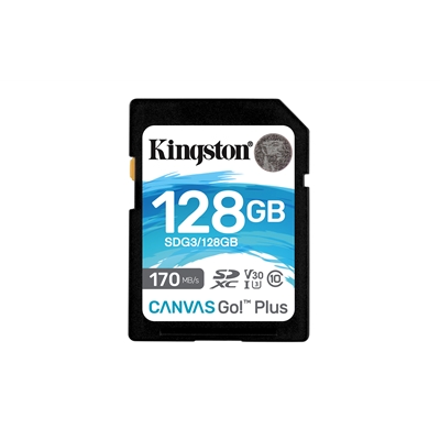 Kingston Canvas Go! Plus SDCG3/128GB 128GB Flash Card