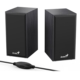 Genius SP-HF180 6W Wooden Desktop USB 2.0 Stereo Speakers with 3.5mm Audio Jack & Volume Control