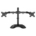 GameMax Dual Monitor Arm Stand LCD Desk Mount Freestanding For Two 13 Inch To 27 Inch Monitors