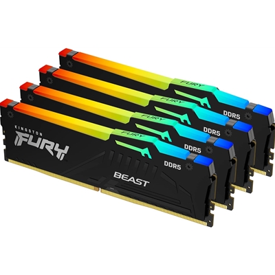 Kingston Fury Beast KF556C40BBAK4-128 128GB (32GB x4) DDR5