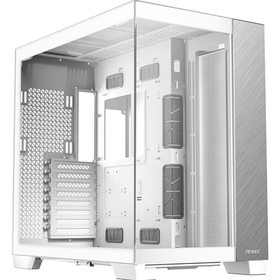 Antec Constellation C8 Aluminum White - Premium Full-View PC Case with Vertical Cooling