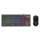 Marvo Scorpion Keyboard and Mouse Bundle featuring Marvo Scorpion K607 TKL Layout Multimedia USB 2.0 Wired 3 Colour Backlit Gaming Keyboard & Marvo Scorpion M292 Capo 20 USB RGB Programmable Gaming Mouse