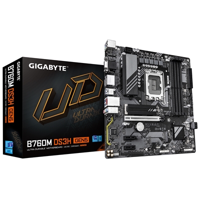Gigabyte B760M DS3H GEN5 Intel Socket 1700 Motherboard