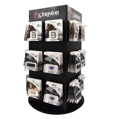 Kingston Technology Countertop Display Stand – 115 Unit Capacity