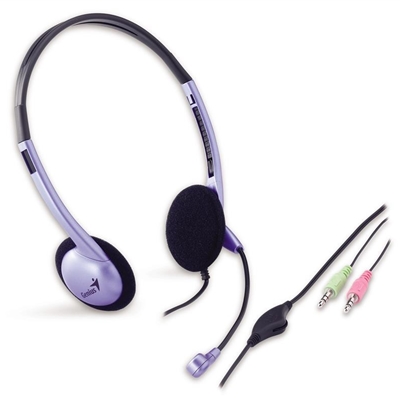 Genius HS-02B Lightweight Headset with Mic